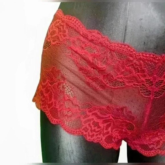 Montelle Intimates Cheeky Boy Short Merlot - Picture 2 of 5